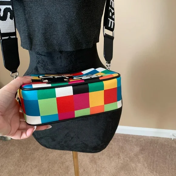 Karl Lagerfeld Colorful Graphic Crossbody Bag - Picture 2 of 11